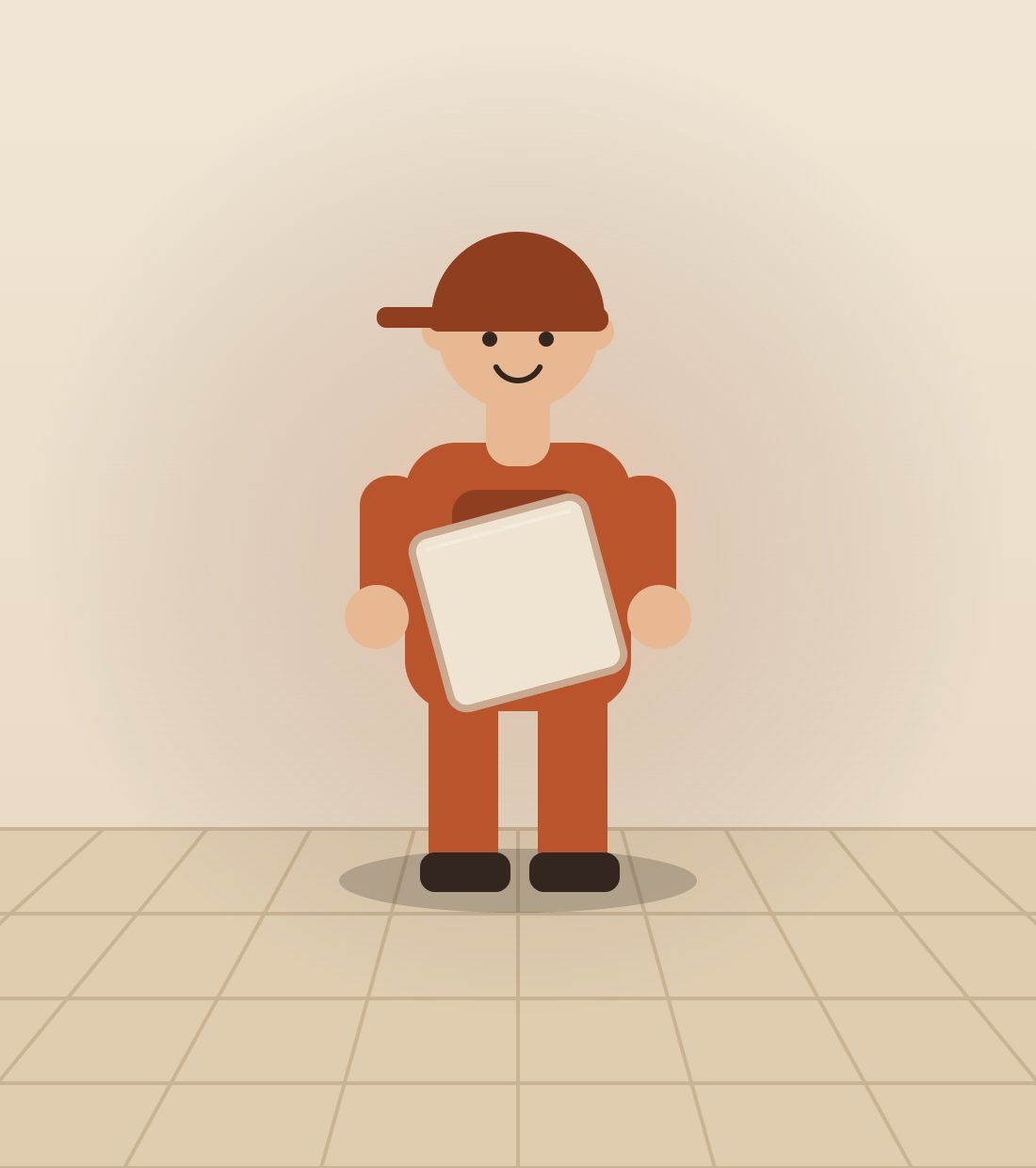 Illustration – Fliesenverlegung S. Sauer